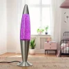 Sale Easylight Elegante Lavalampe Glitter Lila Pink 42cm JENNY