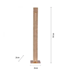 Paul Neuhaus Elegante LED Stehlampe warmweiß 141 cm in Blattgold* Wohnzimmerlampen|Metall Lampen