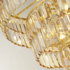 Searchlight Elegante Pendelleuchte Glas Metall Ø50 cm E14 Modern* Hängelampen|Esszimmer Lampen