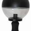 Lido Elegante Sockelleuchte Kugel Schirm 44cm hoch IP44 E27* Außenleuchten Antik|Rustikale Außenleuchten