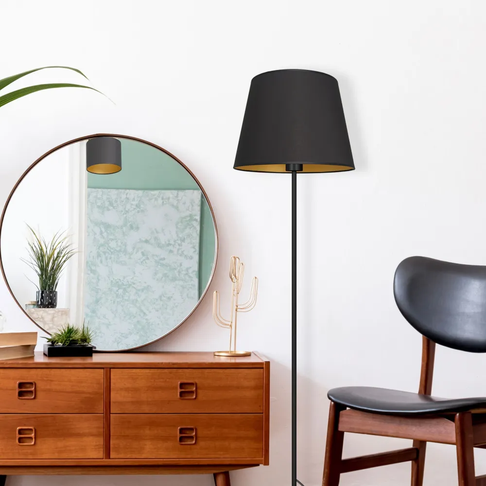 Luminex Elegante Stehlampe KAJA Modern 154 cm Wohnzimmer* Stofflampen|Moderne Lampen