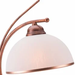 Outlet Lamkur Elegante Tischleuchte KALONA Braun Jugendstil 49cm