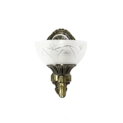 Easylight Elegante Wandleuchte HENRY in Messing Jugendstil* Jugendstil Lampen|Wohnzimmerlampen