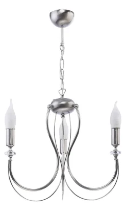 Discount Jupiter Eleganter Kronleuchter in Silber 3-armig AREGUND