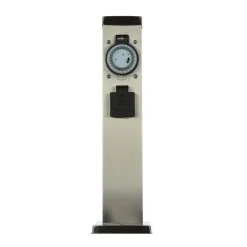 Easylight Energiesäule mit Timer 2-fach Garten Terrasse