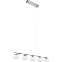 Clearance Eglo Esstisch LED Hängeleuchte Ascolese Amber 5-Flmg