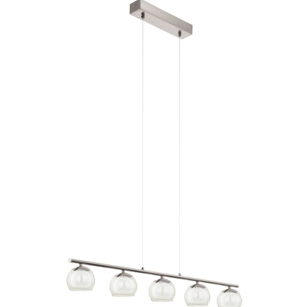 Clearance Eglo Esstisch LED Hängeleuchte Ascolese Amber 5-Flmg