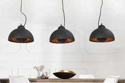 Discount Invicta Interior Esszimmer Lampe Pendelleuchte Schwarz Retro E27