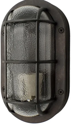 Andromeda Feuchtraumlampe Messing Glas 23 cm IP64 E27 Maritim* Außenwandleuchten|Feuchtraumleuchten