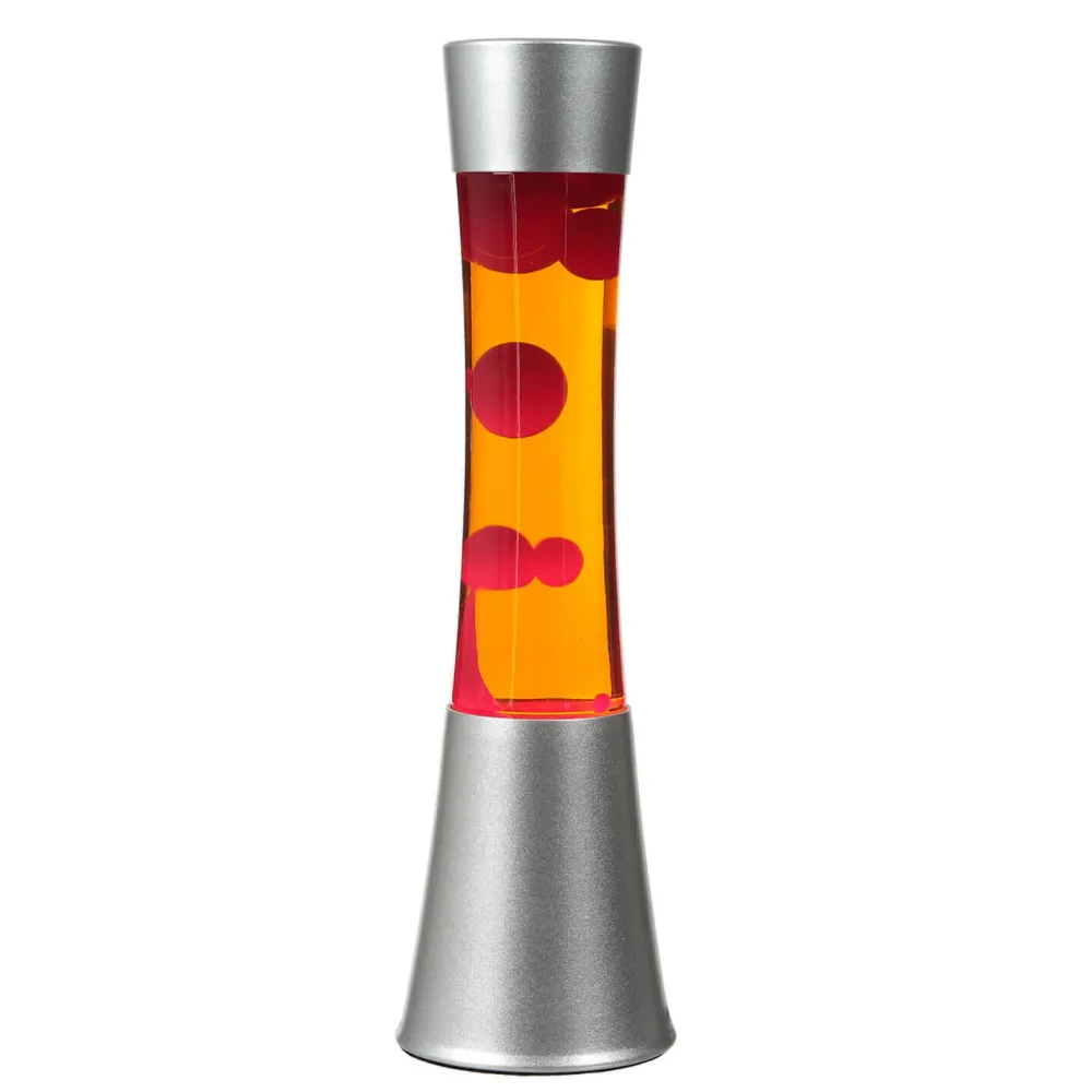 Easylight Feurige Lavalampe Rot Orange SANDRO 39cm mit Schalter* Retro Lampen|Lavalampen