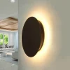 Nowodvorski Flache Wandleuchte LED Braun 3000 K rund Ø 25 cm Metall* Metall Lampen|Schlafzimmer Lampen