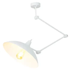 ALDEX Flexible Deckenlampe Weiß Wohnzimmer Retro Leuchte* Retro Lampen|Wohnzimmerlampen