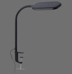 Clearance Just Light Flexible LED Klemmleuchte Schwarz 3000-6000 K dimmbar