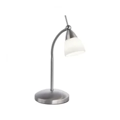 Sale Paul Neuhaus Flexible LED Tischlampe in Stahl Glas 3000 K dimmbar