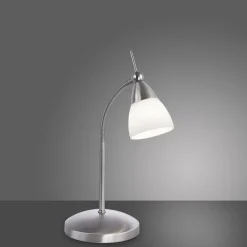 Sale Paul Neuhaus Flexible LED Tischlampe in Stahl Glas 3000 K dimmbar