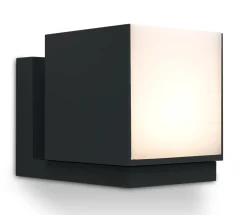 Eco-Light Flexible LED Wandleuchte Schwarz IP54 3000 K Aluminium* Metall Lampen|Led Außenleuchten