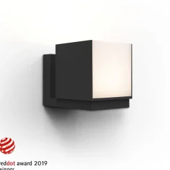 Eco-Light Flexible LED Wandleuchte Schwarz IP54 3000 K Aluminium* Metall Lampen|Led Außenleuchten