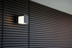 Eco-Light Flexible LED Wandleuchte Schwarz IP54 3000 K Aluminium* Metall Lampen|Led Außenleuchten