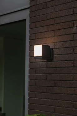 Eco-Light Flexible LED Wandleuchte Schwarz IP54 3000 K Aluminium* Metall Lampen|Led Außenleuchten