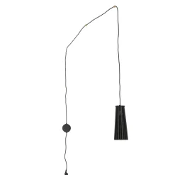 Nowodvorski Flexible Wandlampe mit Stecker & Schalter Schwarz* Wandleuchten