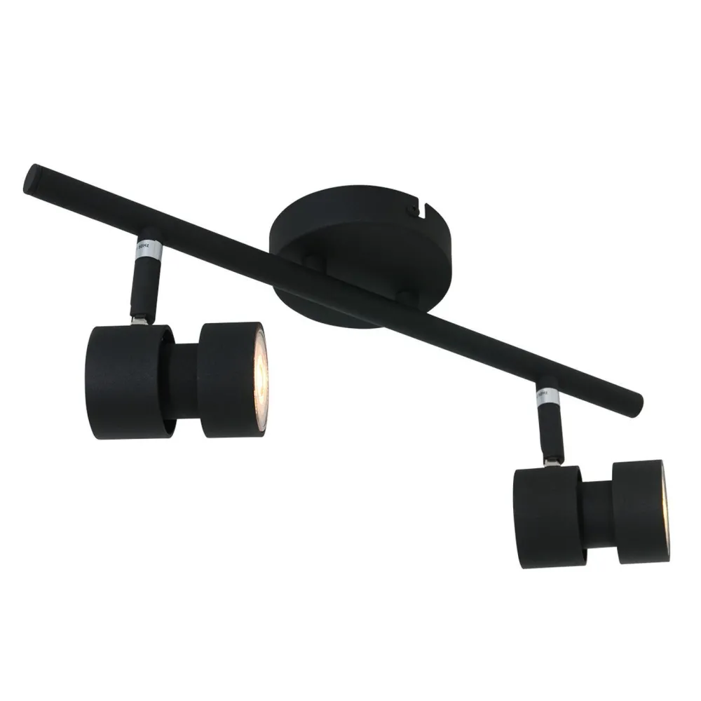 Best Steinhauer Flexibler Deckenspot Schwarz inkl. GU10 zielgerichtet