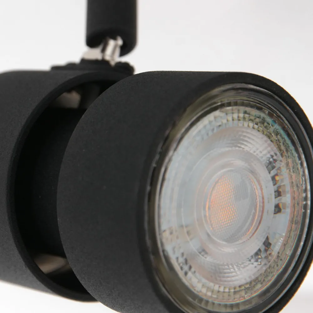 Best Steinhauer Flexibler Deckenspot Schwarz inkl. GU10 zielgerichtet