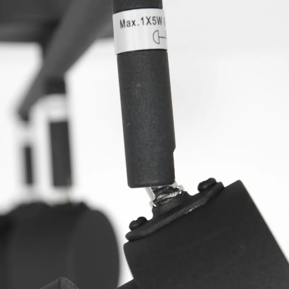 Steinhauer Flexibler Deckenspot Schwarz inkl. GU10 3-flammig* Deckenleuchten|Spots