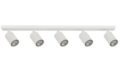 Sigma Flexibler Deckenspot Weiß 5-flammig GU10 Zeitlos* Deckenleuchten|Spots