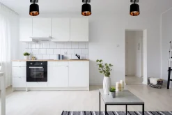 Belis Flexibler Deckenstrahler Stoff Metall E27 rund Ø15 cm* Spots|Flurlampen