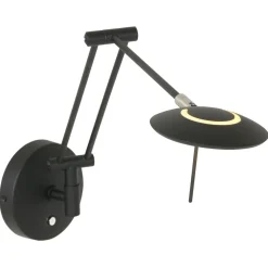 Steinhauer Flexibler LED Wandstrahler Schwarz dimmbar* Led Lampen|Spots