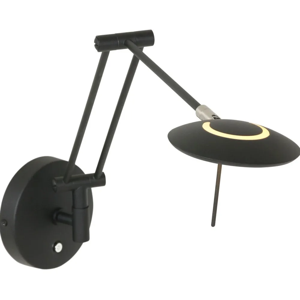 Steinhauer Flexibler LED Wandstrahler Schwarz dimmbar* Led Lampen|Spots