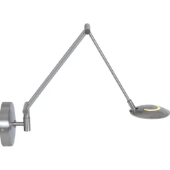 Steinhauer Flexibler LED Wandstrahler in Stahl mit Stecker dimmbar* Led Lampen|Spots
