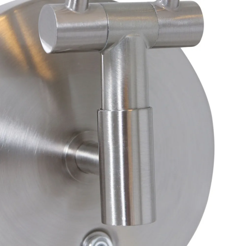 Steinhauer Flexibler LED Wandstrahler in Stahl mit Stecker dimmbar* Led Lampen|Spots