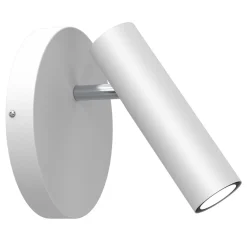 Luminex Flexibler Wandspot Weiß Chrom GU10 H:19,5 cm stilvoll* Spots|Wandleuchten