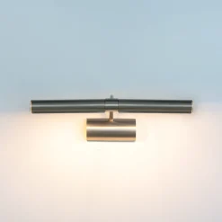 New Rabalux 2-flmge Bilderleuchte Chrom matt 37cm PICTURE LIGHT