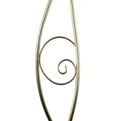 Luminex Florale Stehlampe Wohnzimmer in Gold Alabaster Glas* Glaslampen|Florale Lampen