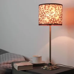 Giovanni Battista Florale Tischleuchte E14 Abat Weiß* Wohnzimmerlampen|Messinglampen