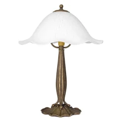 Giovanni Battista Florale Tischleuchte Mughetto Weiß* Tischlampen|Lampen Aus Aller Welt