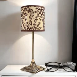 Giovanni Battista Florale Tischleuchte Nachttischlampe Weiß* Schlafzimmer Lampen|Lampen Aus Aller Welt