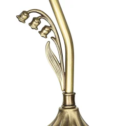 Giovanni Battista Florale Tischleuchte Tischlampe E14* Glaslampen|Metall Lampen