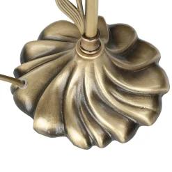 Giovanni Battista Florale Tischleuchte Tischlampe E14* Glaslampen|Metall Lampen