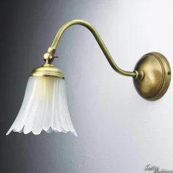 Giovanni Battista Florale Wandlampe Bronze Hell* Wandleuchten|Esszimmer Lampen