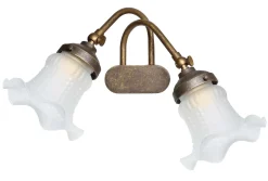 Giovanni Battista Florale Wandleuchte Mit Glas Weiß* Wandleuchten|Esszimmer Lampen