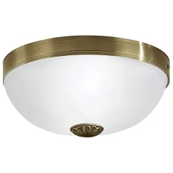 Eglo Formschöne Deckenleuchte Imperial Messing Ø31cm 2-Flmg* Deckenleuchten|Flurlampen