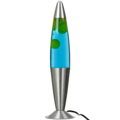New Easylight Frische Lavalampe Blau Gelb Retro Design JENNY