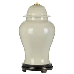 Elstead Fuß für Tischleuchte Keramik Creme Klassisch 54 cm E27* Tischlampen|Keramiklampen