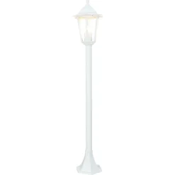 Clearance Easylight Garten Stehlampe Weiß H:1,05m E37 Laterne PARIS