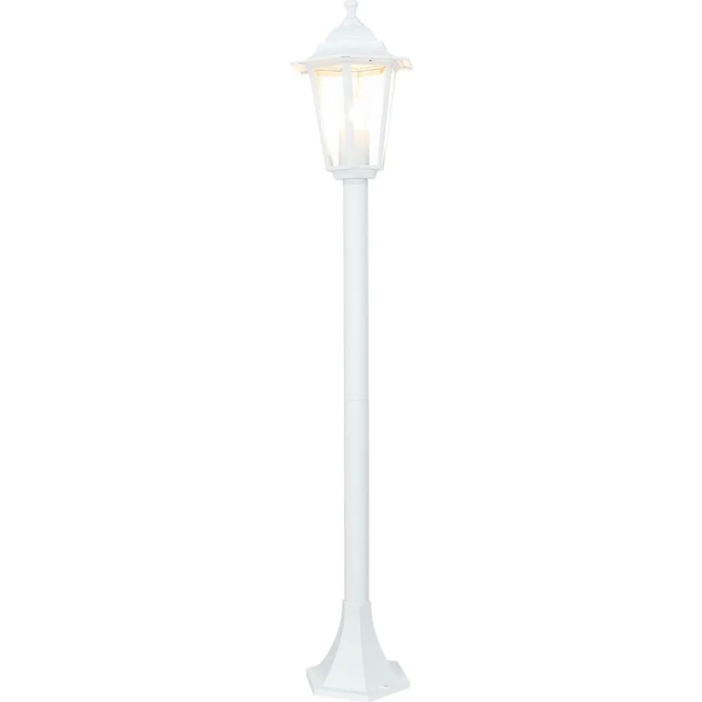 Clearance Easylight Garten Stehlampe Weiß H:1,05m E37 Laterne PARIS