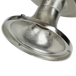 Lido Garten Wegbeleuchtung in Nickel Echt-Messing H:29cm* Rustikale Lampen|Metall Lampen