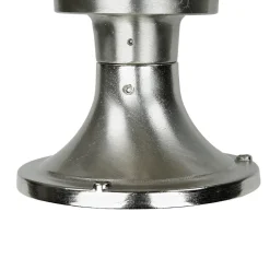 Lido Garten Wegbeleuchtung in Nickel Echt-Messing H:29cm* Rustikale Lampen|Metall Lampen